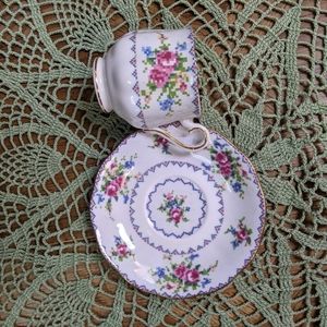 Vintage Royal Albert Petit Point Teacup and Saucer